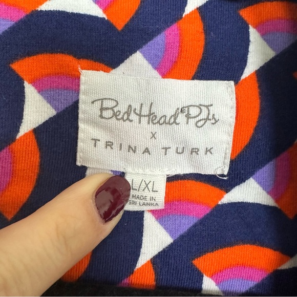 BedHead X Trina Turk Geo Rainbow Print Robe - Picture 5 of 9